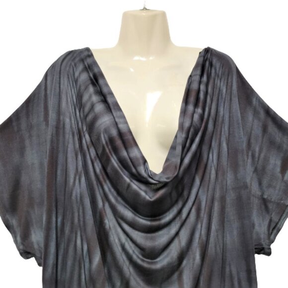 NEW Dark Blue Bamboo Tunic Dresses  Size L Size XL - Picture 3 of 14